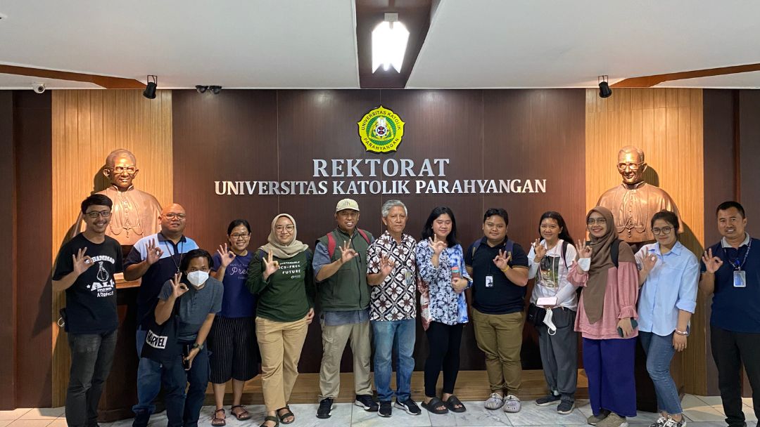UNPAR menerima Kunjungan Aliansi Zero Waste Indonesia untuk melihat Pengelolaan Sampah di lingkungan kampus