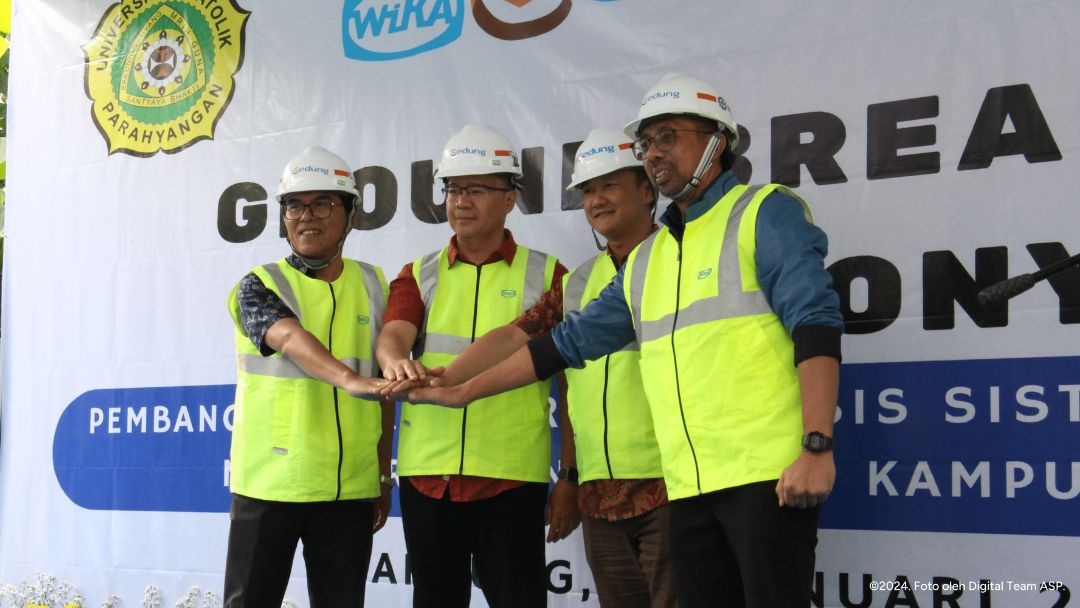 Groundbreaking Ceremony Pembangunan Kafetaria Berbasis Sistem Modular di lingkungan kampus UNPAR