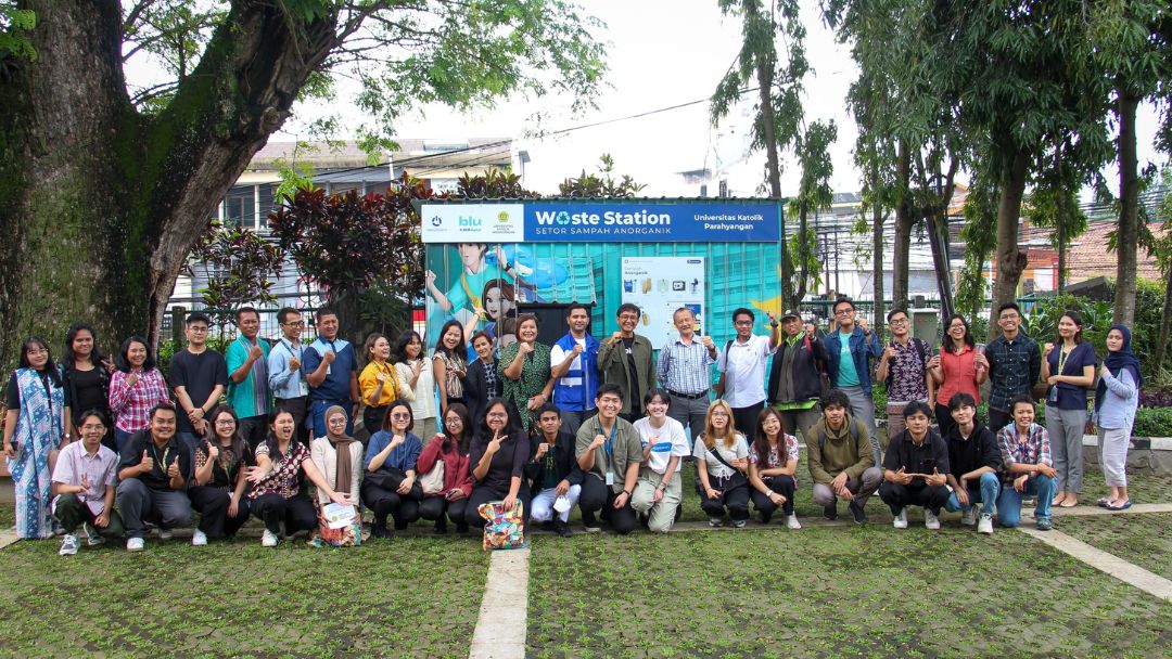 Talkshow dan Peresmian Waste Station blu by BCA Digital x Rekosistem di lingkungan UNPAR