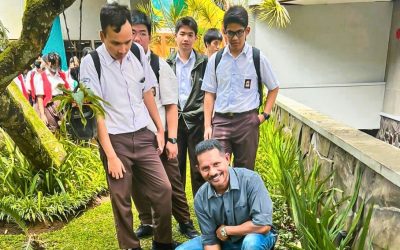 Kunjungan Kampus Visit SMA Santa Angela ke Pengolahan Sampah UNPAR