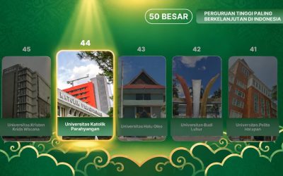 UNPAR Berhasil Meraih Peringkat 44 UI GreenMetric Indonesia 2026